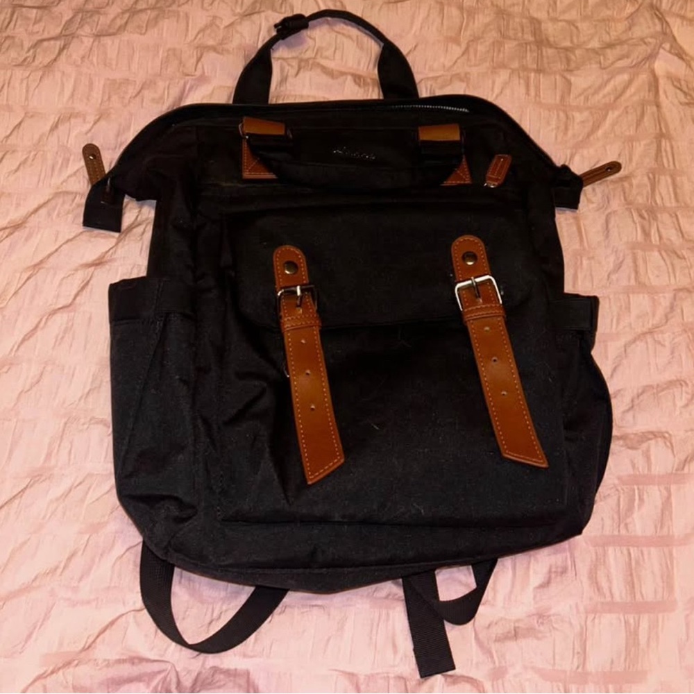Lovevook Black and Brown Laptop Bag